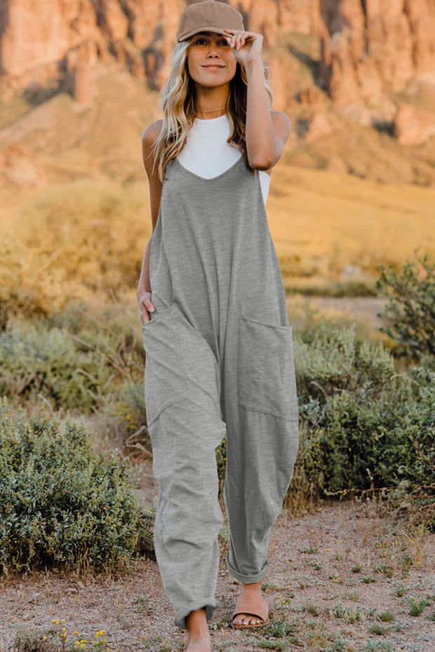 Ariel Sleeveless Jumpsuit with Pocket